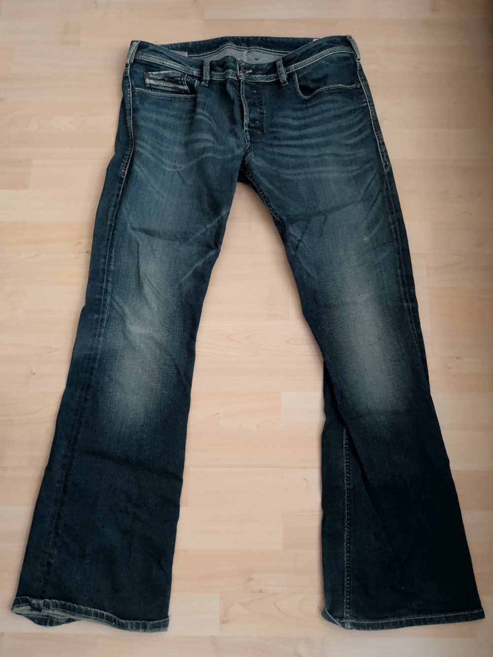 Diesel Zathan Jeans W34 L34 Bootcut Stretch Denim Y2K Vintage